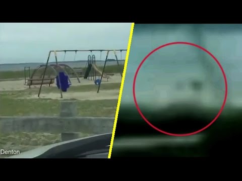 Dad Films Ghost Playing On Playground Swing - Real or Fake?