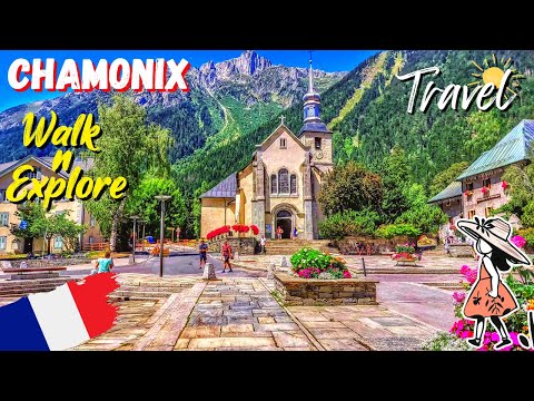 Chamonix 🇫🇷 🌞 Most Beautiful Places in France 🌷 Breathtaking Mont Blanc Massif 🌻 Walking Tour