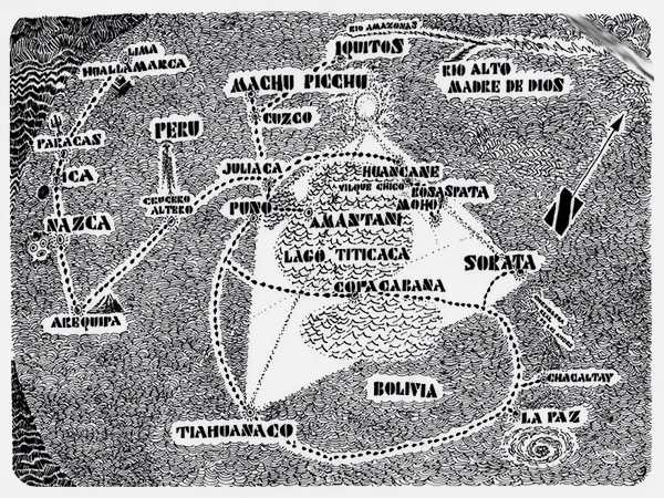 Ica Stones Mystery map