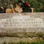 Lilly E. Gray's Gravestone