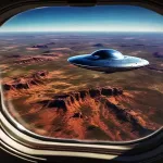 Passenger Captures UFO Over Australia