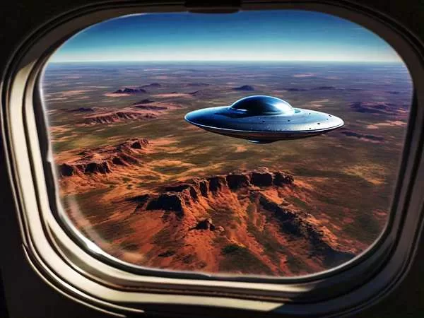 Passenger Captures UFO Over Australia