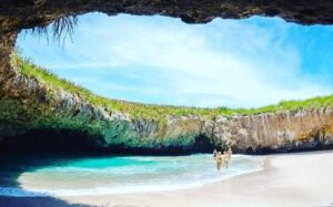 Hidden Beach in Mexico