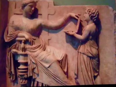 Greek Sculpture Depict a Laptop