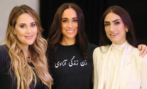 Meghan Markle support for Iranian women's revolution with her dress