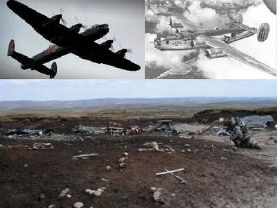 50 planes crashed in Derbyshire's haunted area