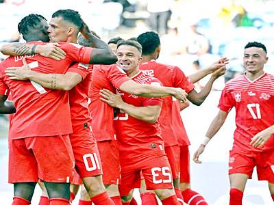 Embolo unable to celebrate against Cameroon for Switzerland