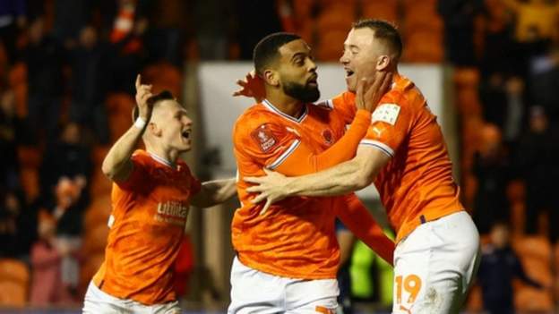 Blackpool 4-1 Nottingham Forest: Championship strugglers knocked out of FA Cup by Premier League side