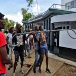 Surinamese protesters