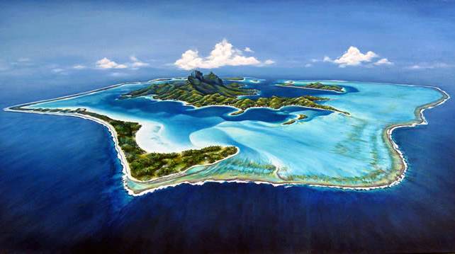 beauty bora bora island